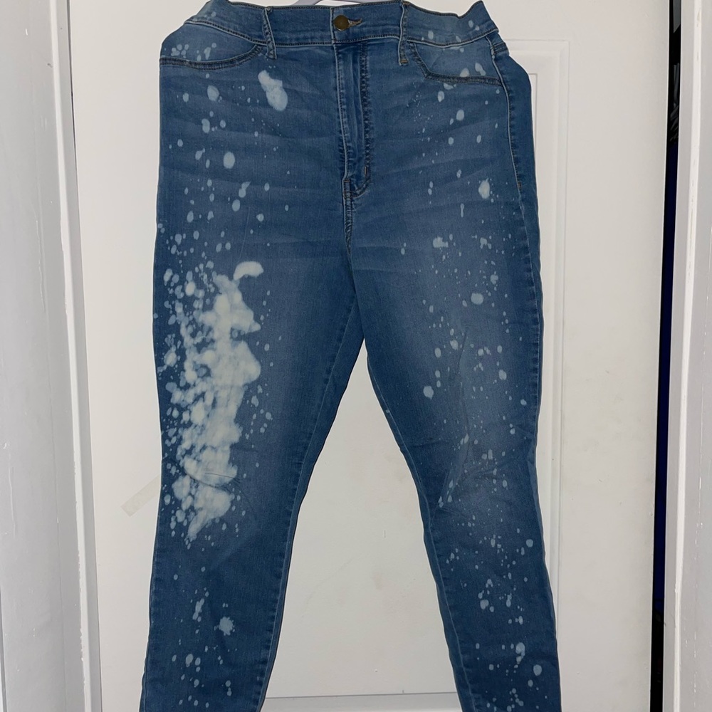 FN bleach spot jeans size 15